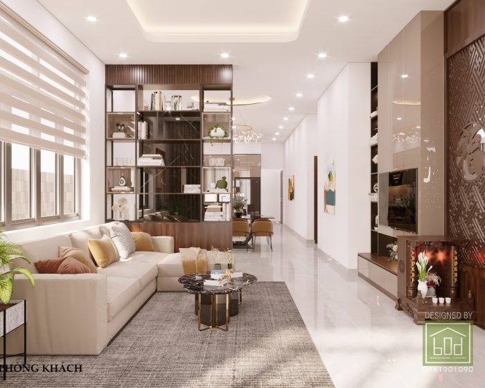 nhà phố hiện đại kết hợp truyền thống (6)
