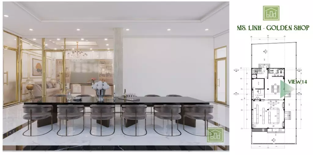 Thiết kế nội thất Tiệm Vàng Kim Hương 6